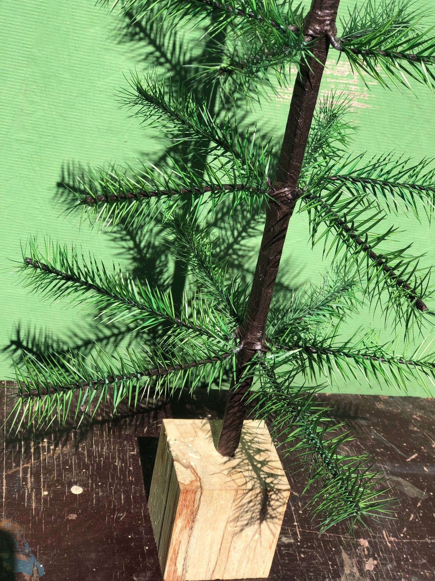 Gåsefjerstræ, udstillingsmodel